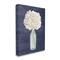 Stupell Industries White Floral Bouquet in Bottle Blue Painting Canvas Wall Art